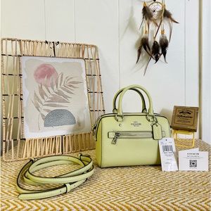 Authentic Coach mini crossbody lime brand new bag